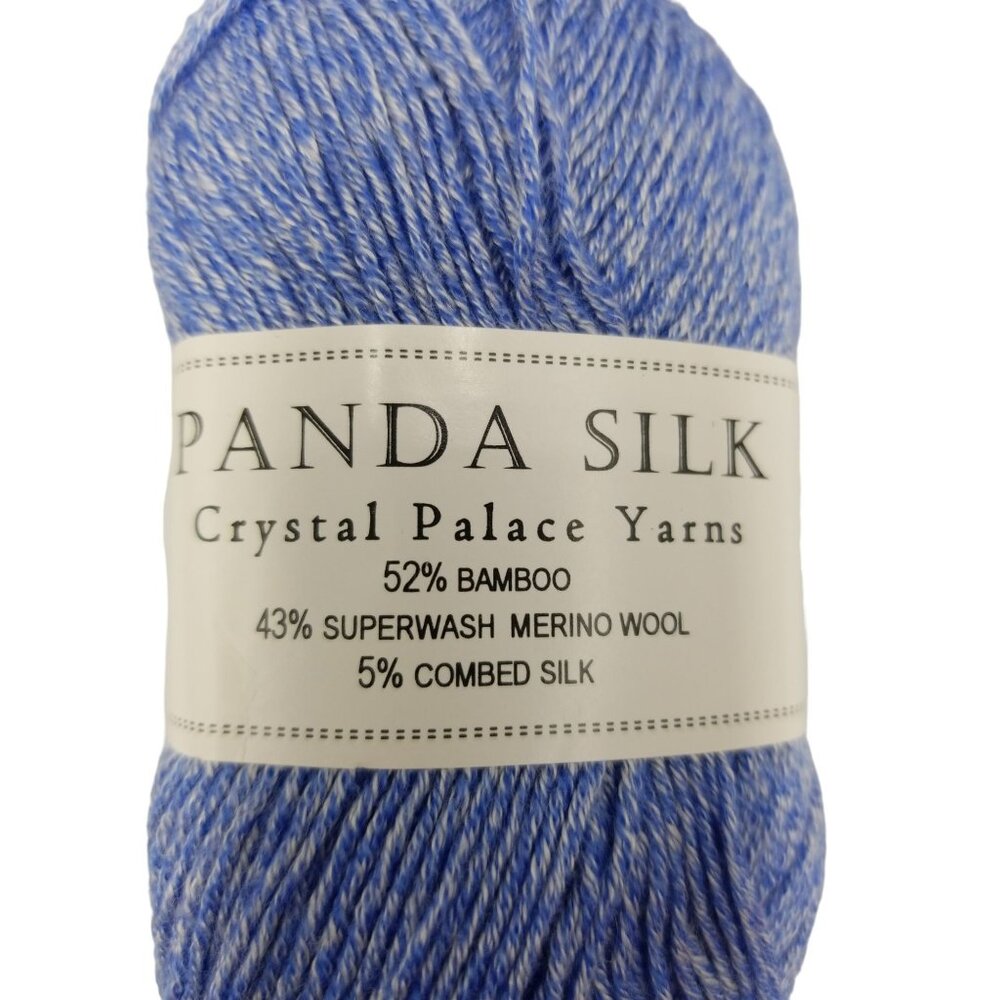2 Panda Silk Crystal Palace Yarns Fingering Weight Merino Bamboo Wool, Silk 3007
